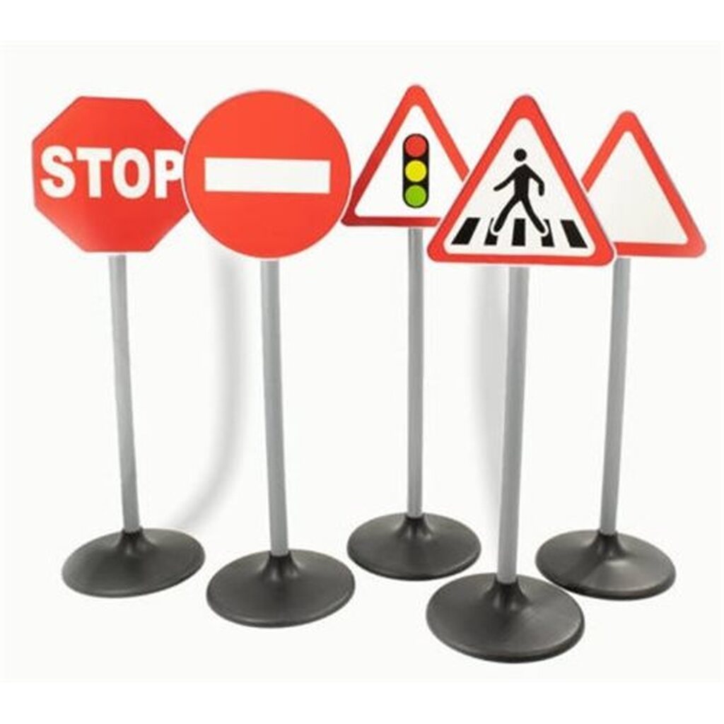 Trafikskilte sæt - 5 skilte