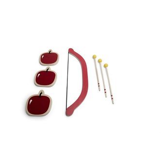 Bue og pile - ram æblerne