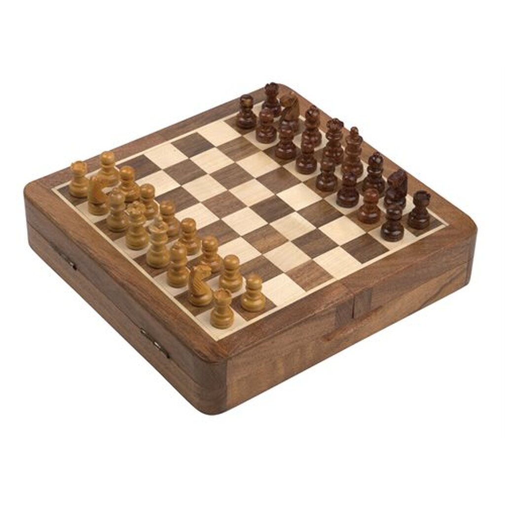 Skak - rejseudgave - 19mm felt magnetisk