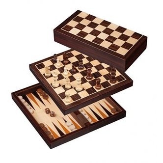 Skak, backgammon og dam