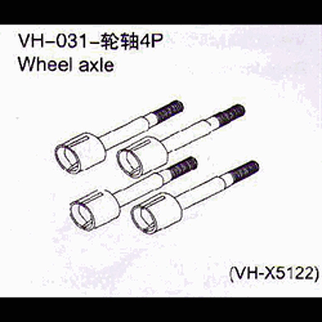 VH-031 Wheel axle  4pcs