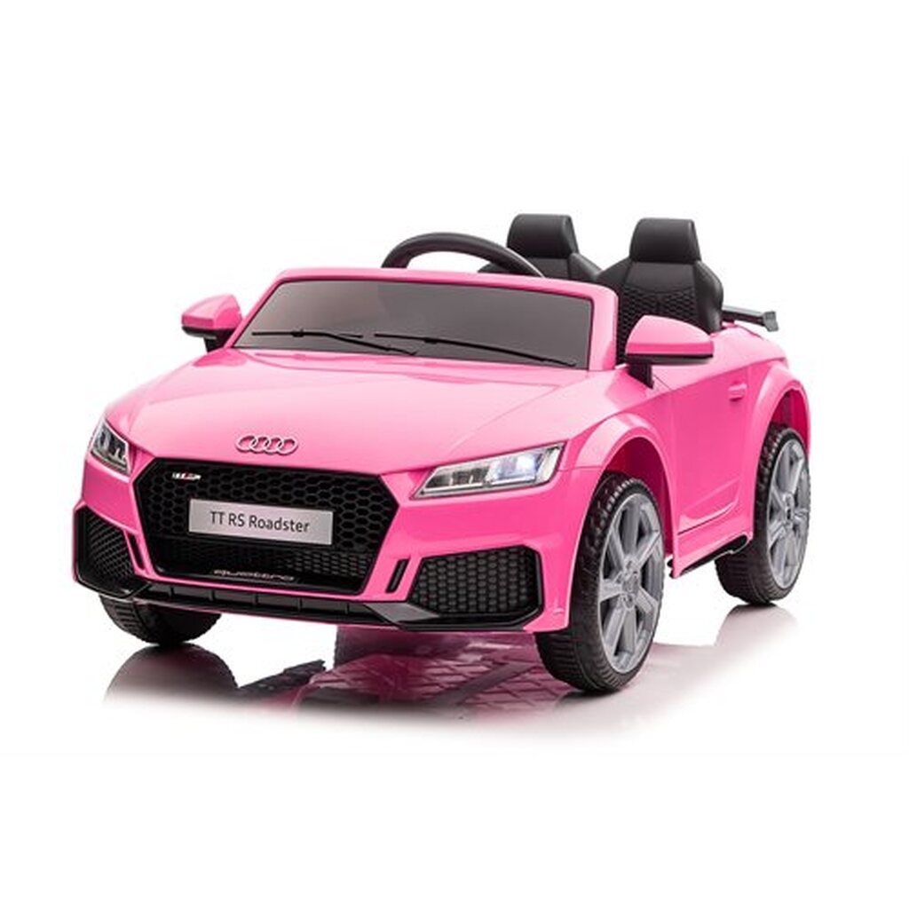 Audi TT TS Roadster pink 12V, gummihjul og lædersæde