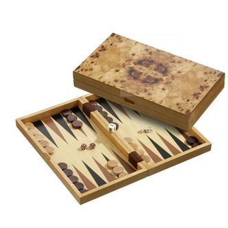 Backgammon Los i medium udgave med magnet lås.