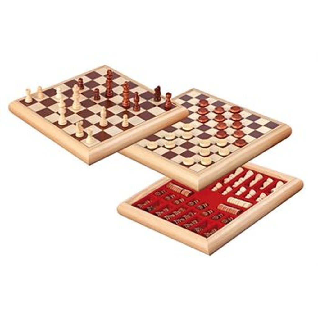 Skak, backgammon og dam