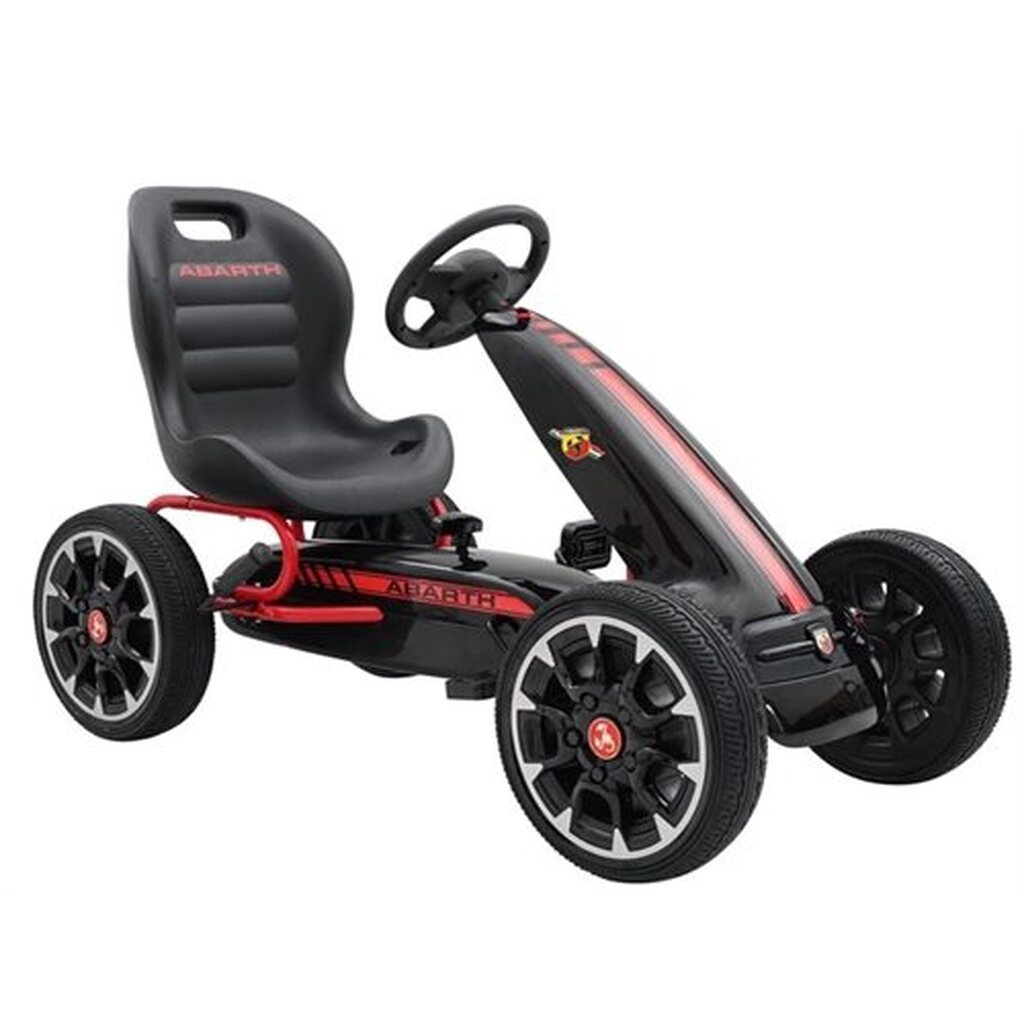 Abarth Gokart sort pedal gummihjul