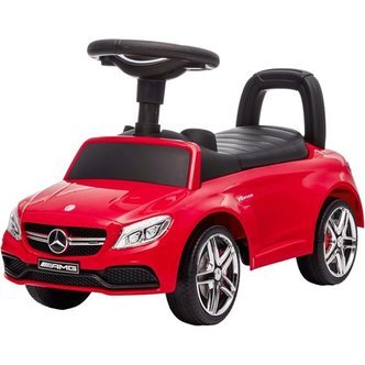 Mercedes AMG C63 Coupe rød gåbil med musik/horn