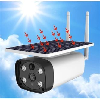 Alcotell overvågning IP kamera med WIFI og Solceller - Kræver ingen kabel