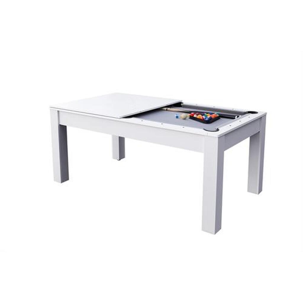 Stanlord  Poolbord/bordtennisbord/spisebord White 6 fods Sanremo Dinning