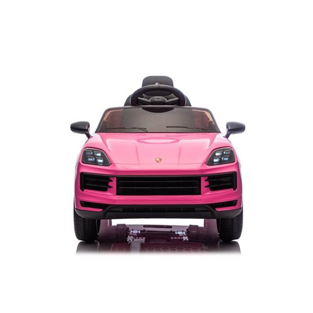 Porsche Cayenne, 12V med gummihjul og lædersæde