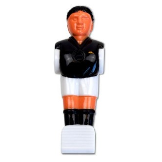 Fodboldspiller, sort, passer til alle 13mm stænger.