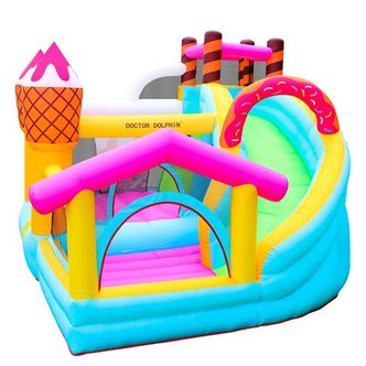 Doctor Dolphin Icecream Hoppeborg inkl. 450 watt blæser