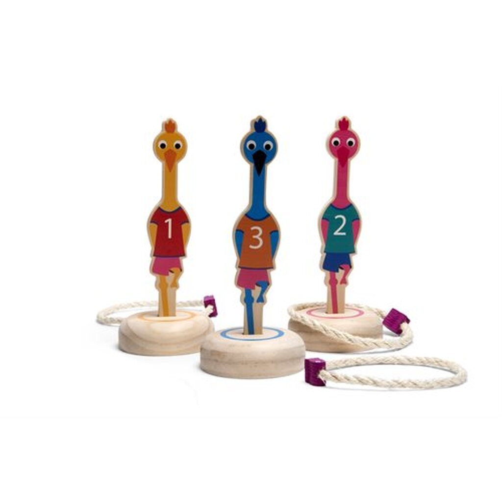 Kastespil med fugle (ringtoss)