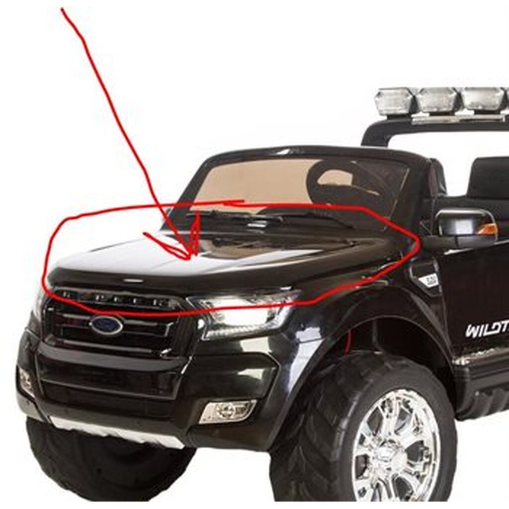 Motorhjelm Ford F-650 rideon car