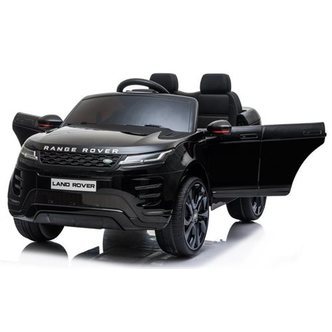 Range Rover Evoque 12V sort, 4x12V motorer, gummi hjul