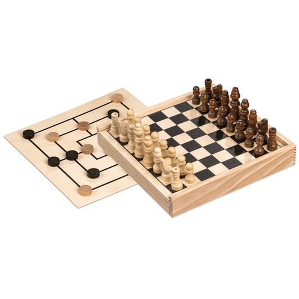 Skak og mølle mini FSC 100%