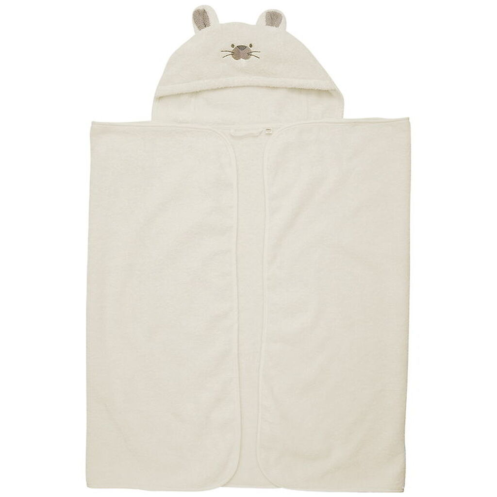 Pippi Babyhåndklæde - 70x120 cm - Egret