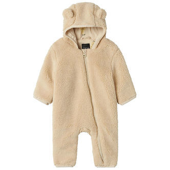 Name It Fleecedragt - Teddy - NbnMayan - Fog