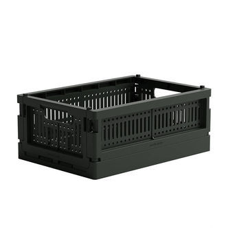 Made Crate Foldekasse - Mini - 24x17x9,5 cm - Washed Black Sweat