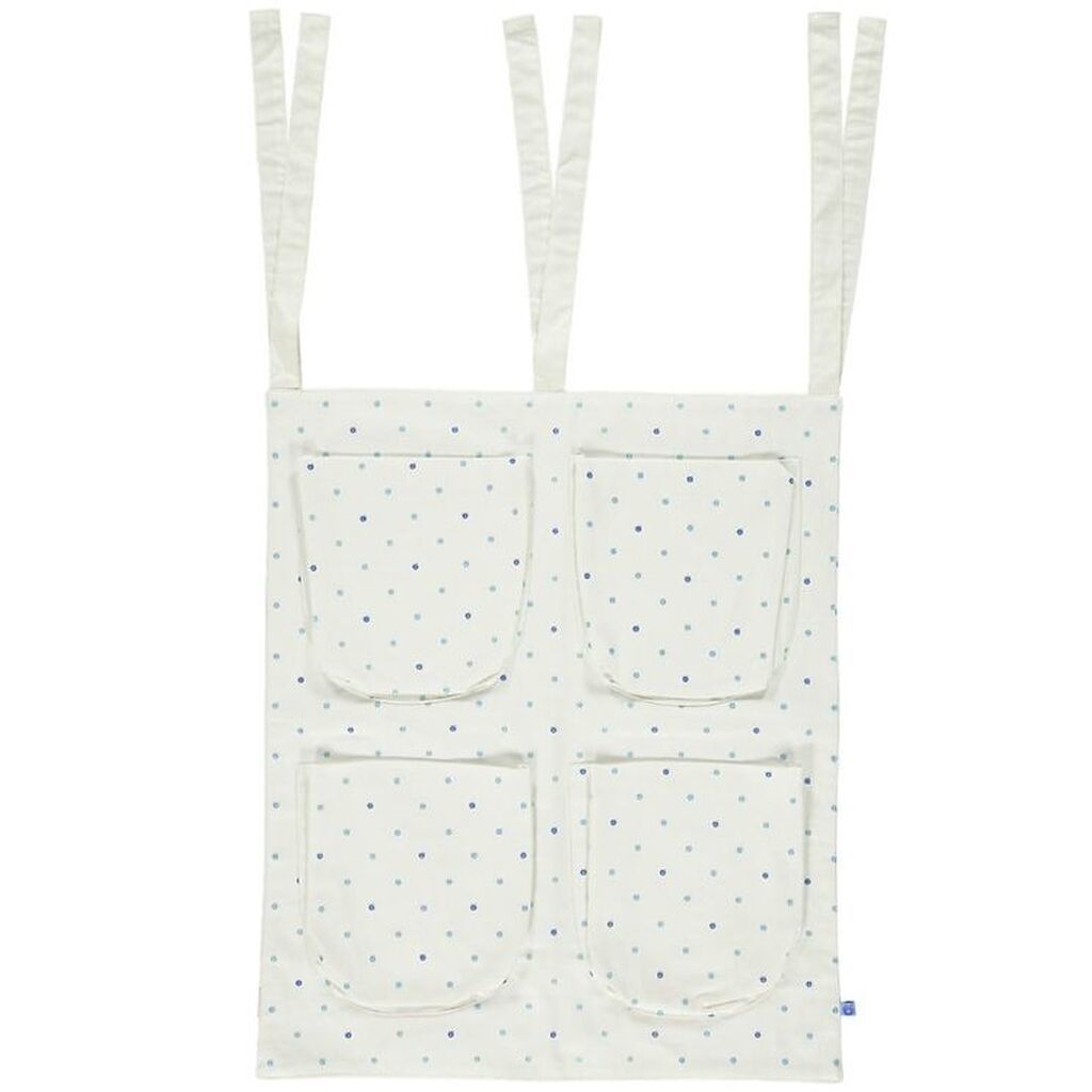 Småfolk Ophæng m. Lommer - 60x50 - Blå Æbler