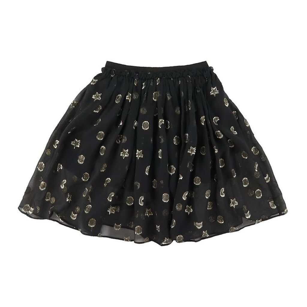 Stella McCartney Kids Nederdel - Sort/Guld