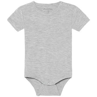 Minymo Body k/æ - Viskose - Grey Melange