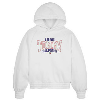 Tommy Hilfiger Hættetrøje - 1985 Varsity - Hvid