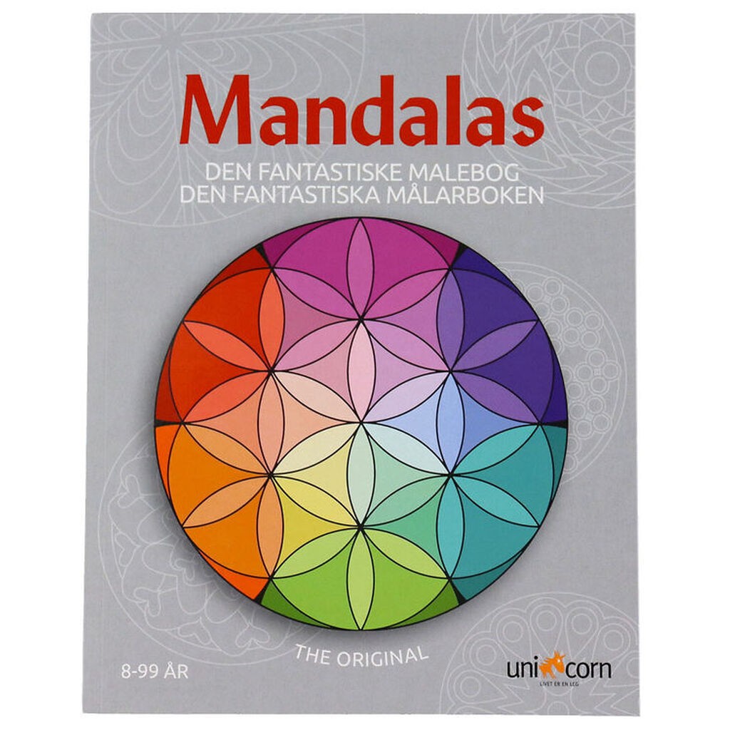 Mandalas Malebog - Den Fantastiske Malebog - 8-99 år