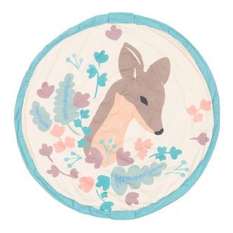 Play&Go Legetøjstæppe - Soft - Ø120 - Deer