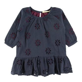 Soft Gallery Kjole - Gretchen - Anthracite m. Blomster