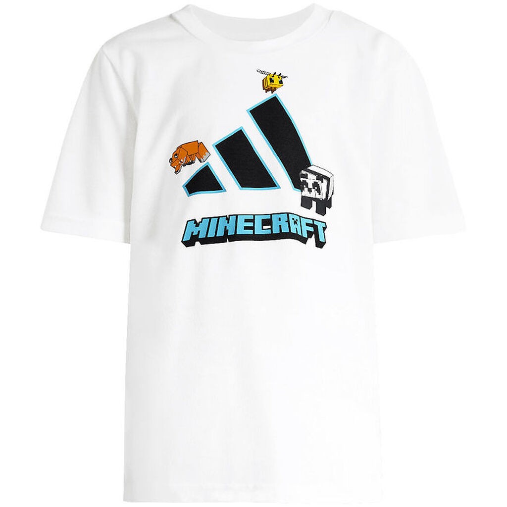 adidas Performance T-shirt - Minecraft - Hvid