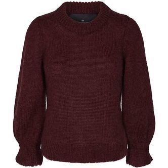 Designers Remix Bluse - Strik - Ilia - Rouge Noir
