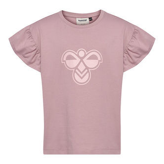 Hummel T-shirt - HmlJr - Sea Fog m. Logo