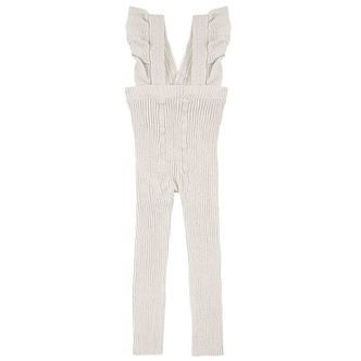 Condor Leggings m. Seler - Rib - Hvid