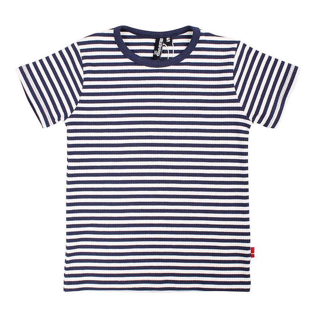 Danefæ T-shirt - Rib - DaneStory - Navy/Chalk