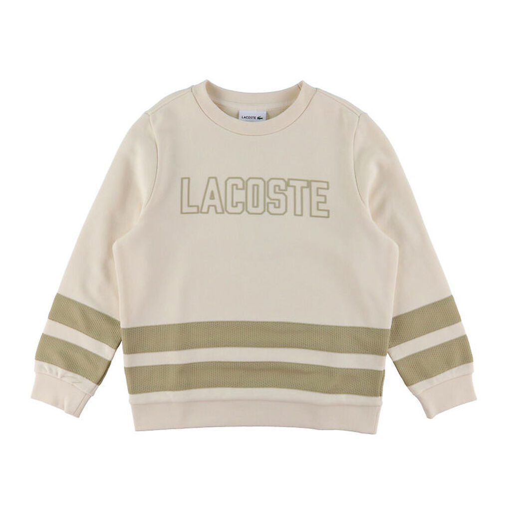 Lacoste Sweatshirt - Hvid/Beige