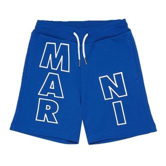 Marni Sweatshorts - Blå m. Hvid