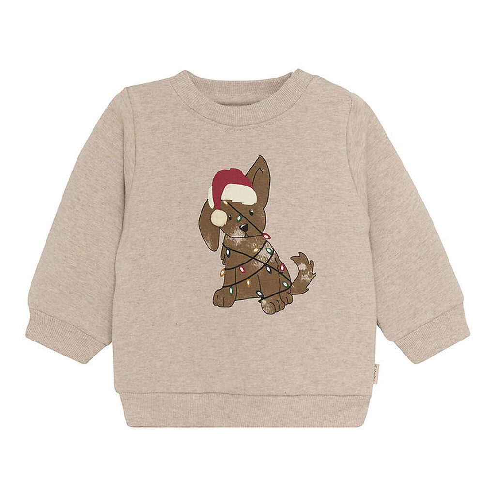 Minymo Sweatshirt - Brown Melange