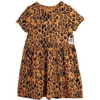 Mini Rodini Kjole - Basic - Leopard
