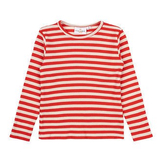 The New Bluse - Rib - TnstFro - Poppy Red Striped