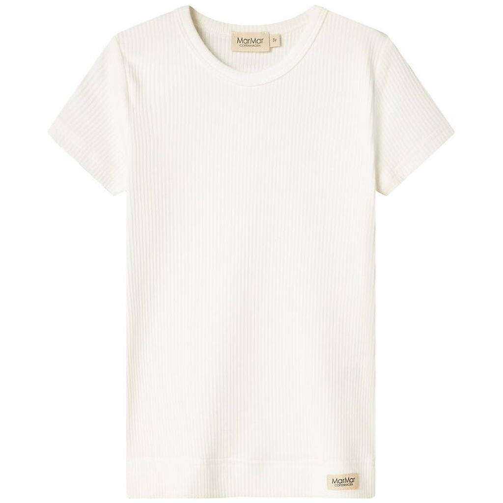 MarMar T-shirt - Rib - Modal - Noos - Gentle White