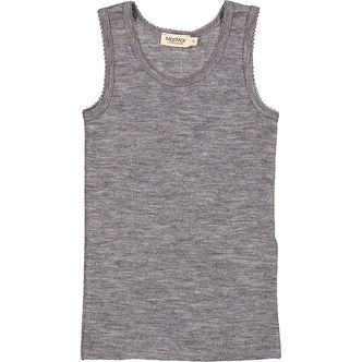 MarMar Undertrøje - Uld - Pointelle - Tavi - Grey Melange