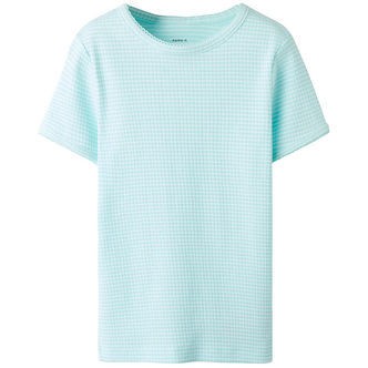 Name It T-Shirt - Rib - NkfFikate - Blue Light