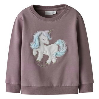 Name It Sweatshirt - NmfKisa - Elderberry