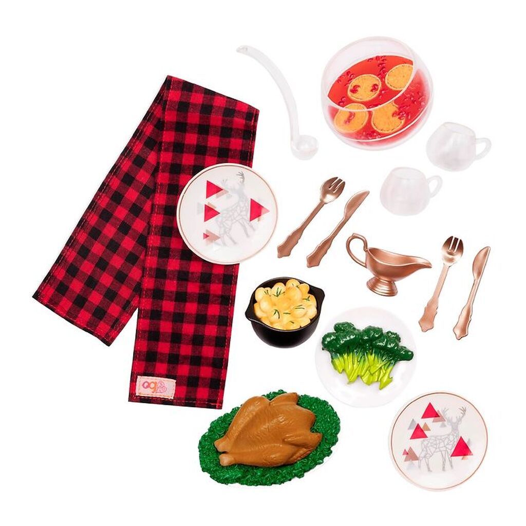 Our Generation Dukketilbehør - Julemiddag