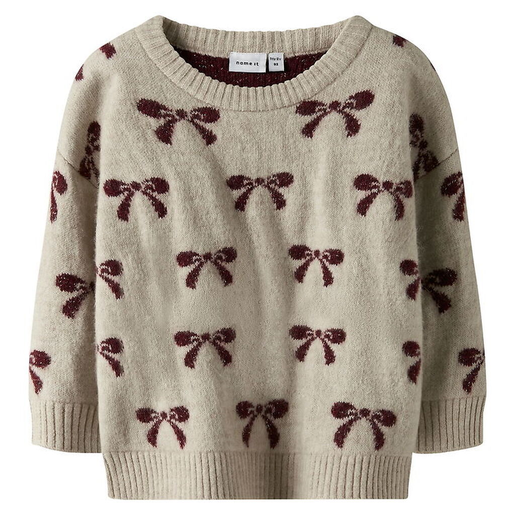 Name It Bluse - Strik - NmfSenya - Cement