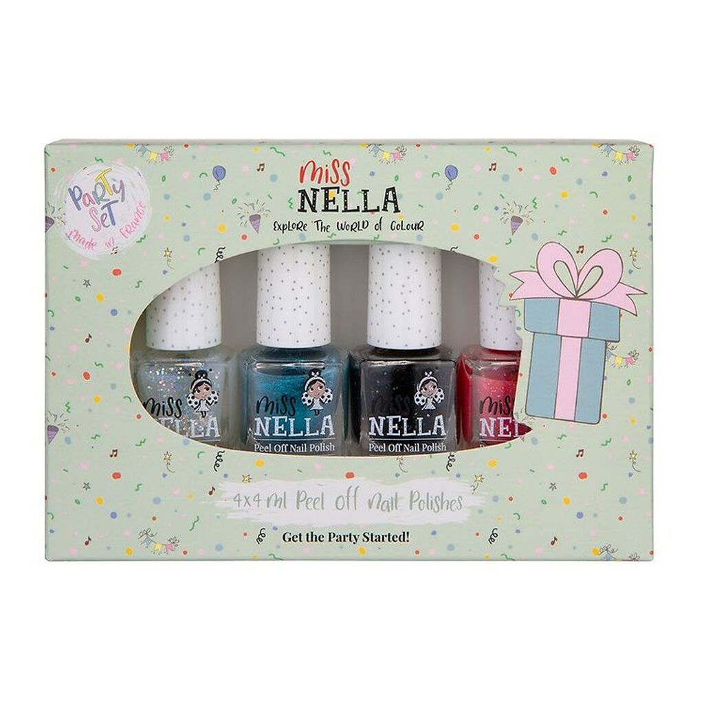 Miss Nella Neglelak - 4-pak - Party Set