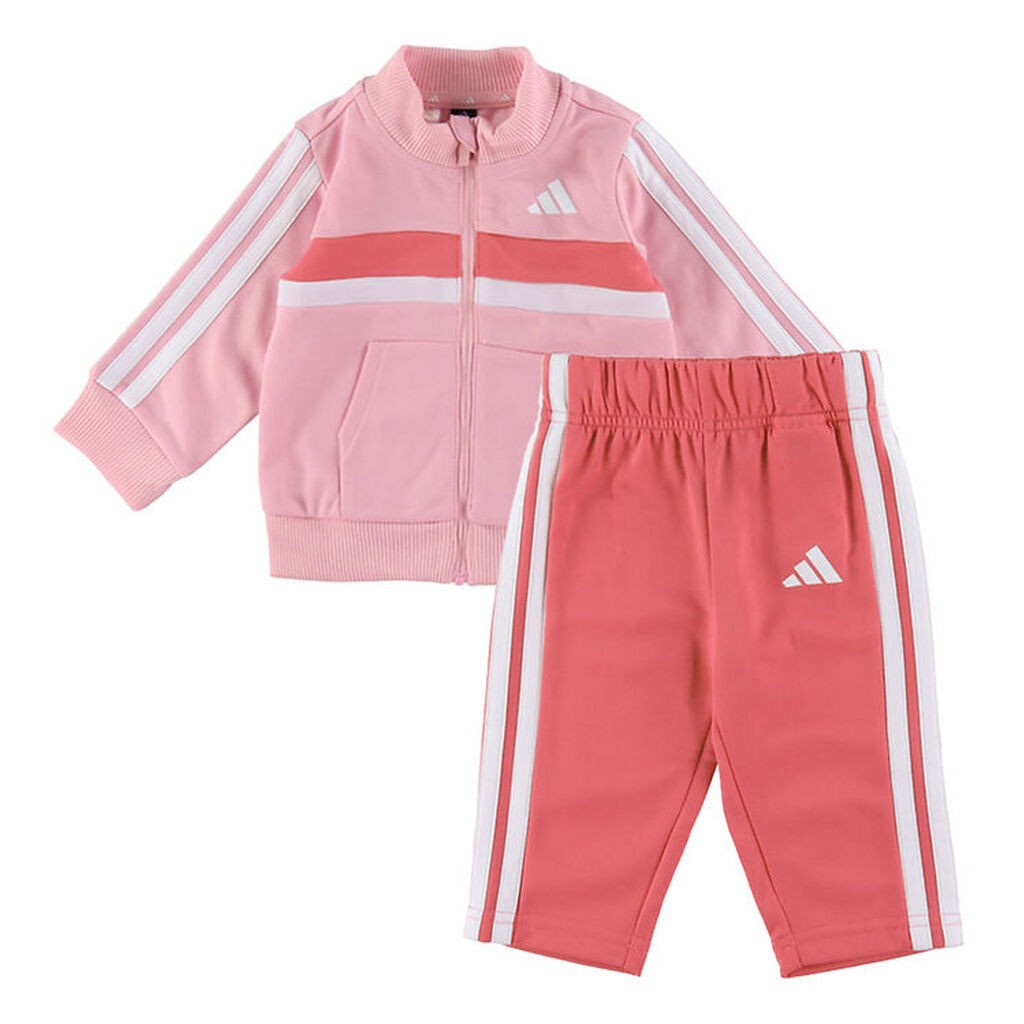 adidas Performance Træningssæt - I 3S Tib TS - Trupnk/White/Pnkf