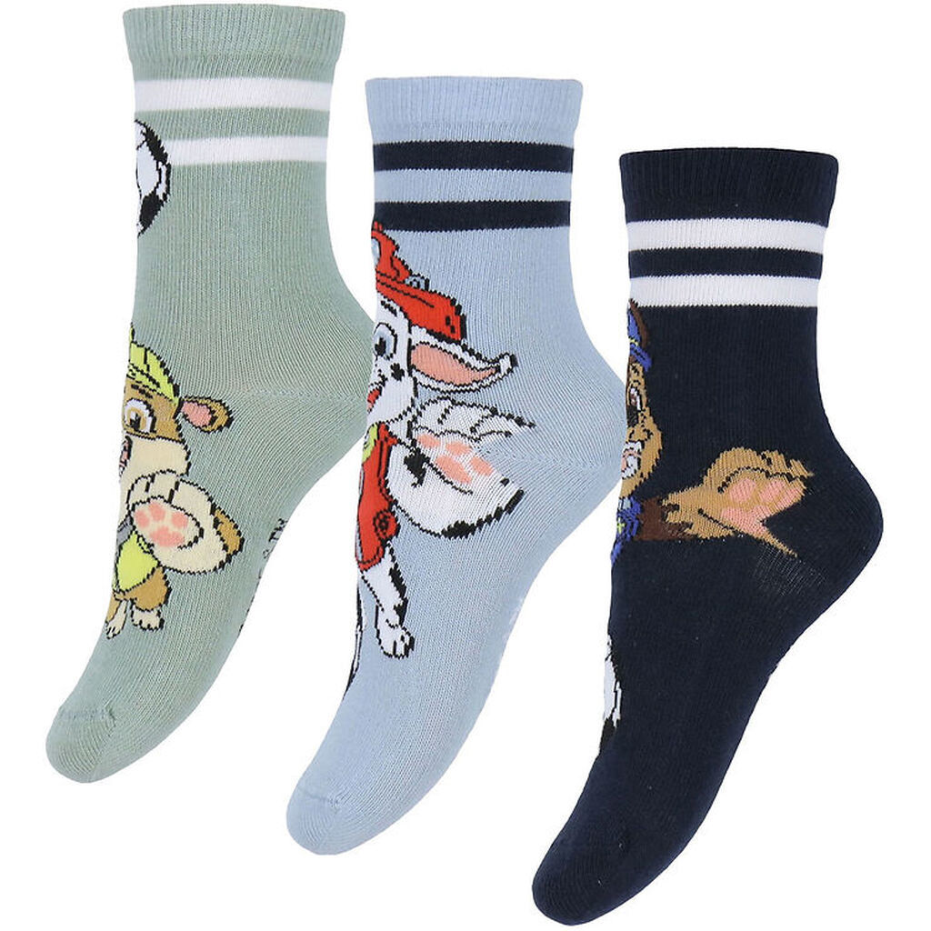 Name It Strømper - 3-pak - NmmJonathan - Pawpatrol - Dusty Blue/