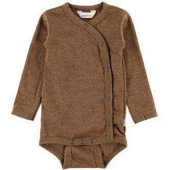 Joha Slå-Om Body l/æ - Uld - Varm Brun