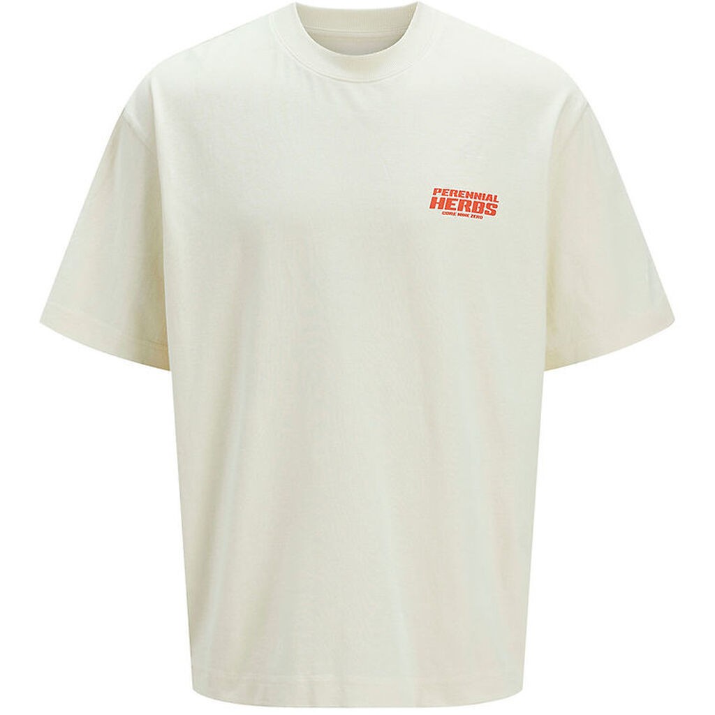 Jack & Jones T-shirt - JcoInterlude - Sweet Corn m. Tekst